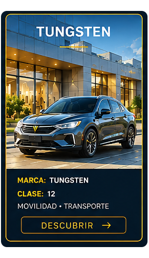 Identidad comercial Tungsten para vehículos y soluciones de transporte.
