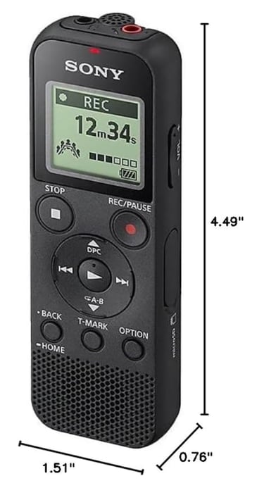 Sony ICD-PX370 Mono Digital Voice Recorder