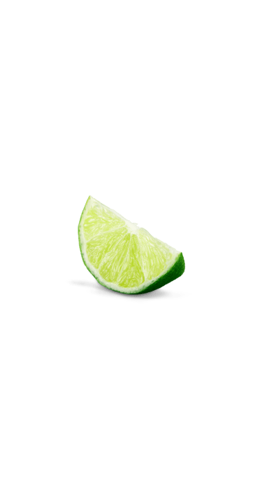 a lime slice