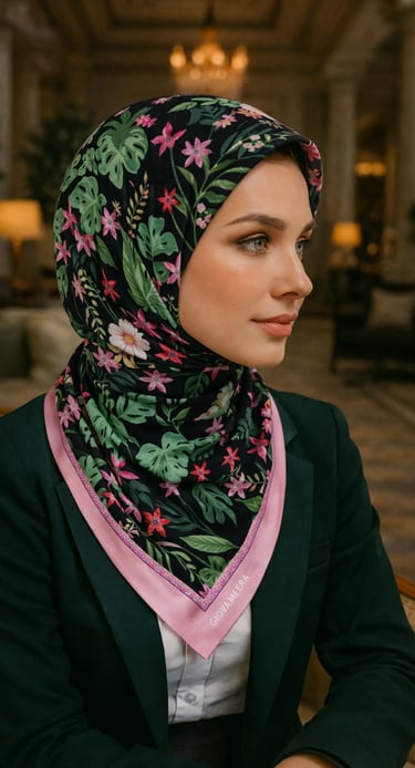 siyah-yesil-tonlu-yaprak-desenli-twill-ipek-esarp-giovanni-boulera-4105265-65-O