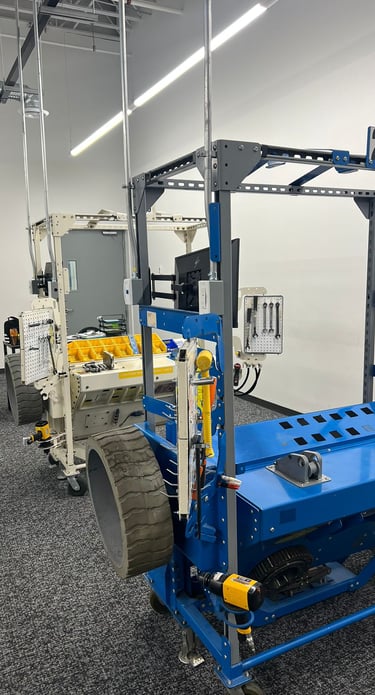 Alimentación electrica de linea de producción