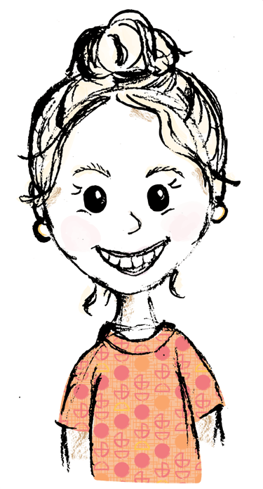 Cartoon graphic of Amanda McKinley