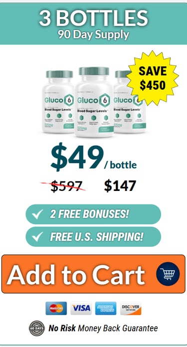 Gluco6 Review : Blood sugar health capsules