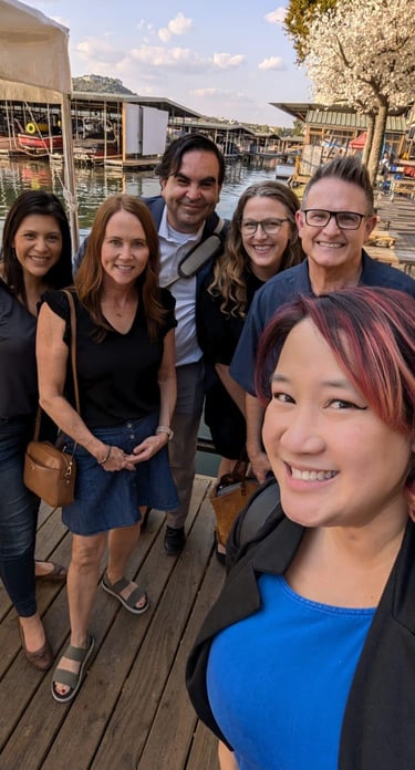 Francisco with his cohort from Leadership Austin