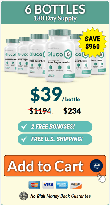 Gluco6 Review : Organic blood sugar formula