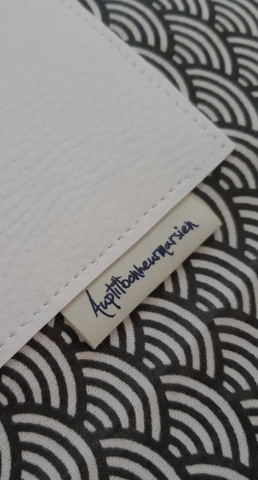 étiquette de sac à main fait main
