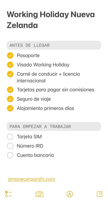 Empezar a trabajar en Nueva Zelanda