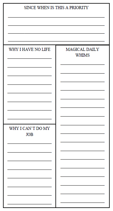 example of sarcastic labels for optimized note format