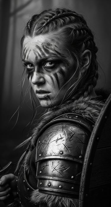 Fierce Shield maiden