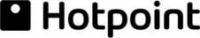 Hotpoint logo in bold, lowercase black letters with a square symbol to the left.