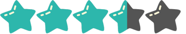 Notation : 3, 5 étoiles sur 5