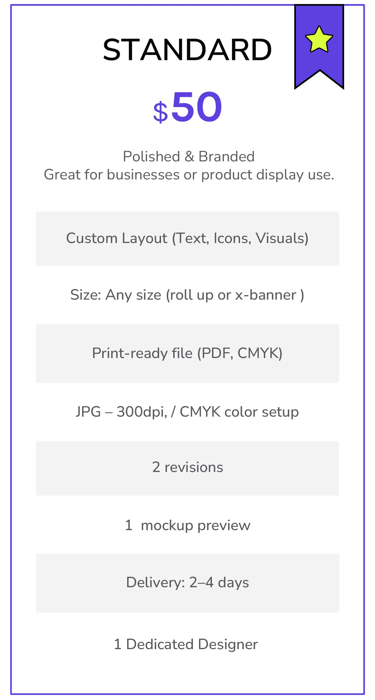 roll-up price standard