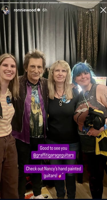 Ronnie Wood The Rolling Stones Tour Cleveland Ohio 2024