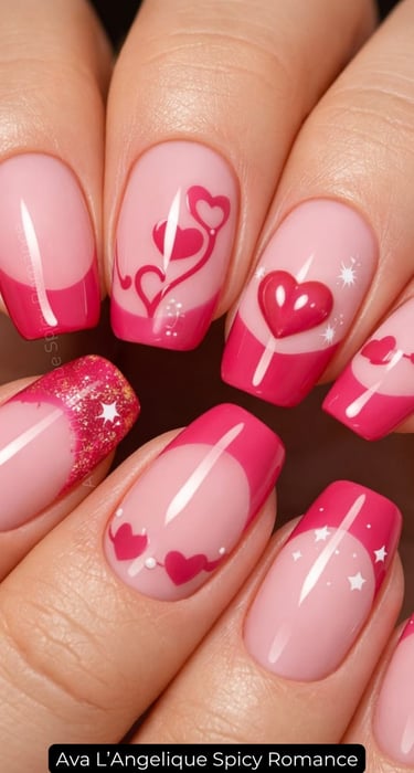 By Ava L’Angelique. Soft glam pink nails inspiration for feminine authority
