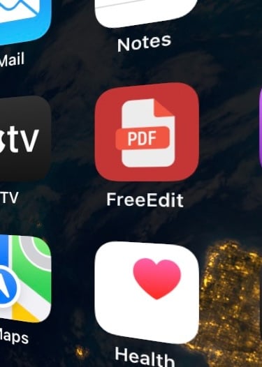 FreeEdit, PDF Editor iOS
