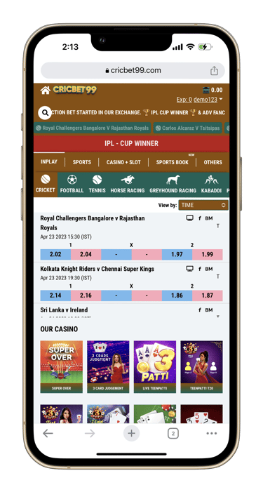 Cricbet99 ID