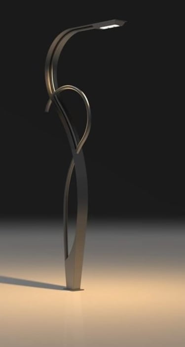 تصنيع وتوريد أعمدة إنارة ديكورية للمشاريع جودة عالية