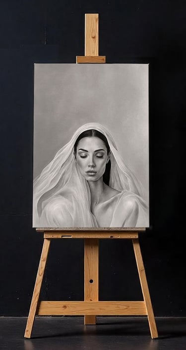Obra de arte original "Sueños De Paz" de Aria De Zabal sobre caballete