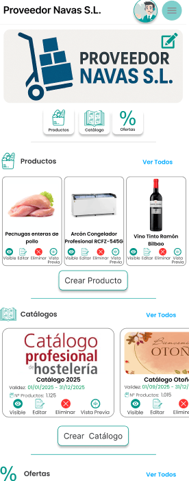 Captura de pantalla App Dighoreca