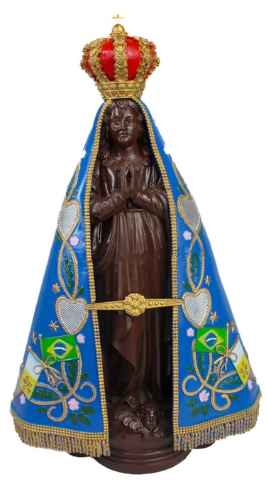 Nossa Senhora Aparecida resina 3D 30cm