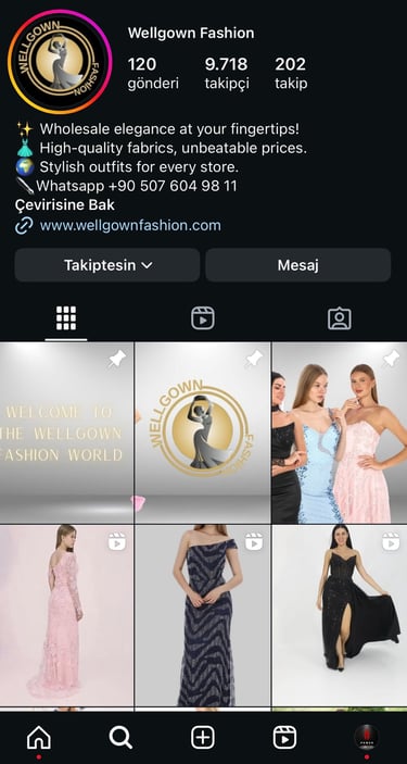 Wellgown Fashion Sosyal Medya Yönetimi