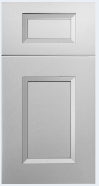 a kitchen cabinet door with a white door and a white door