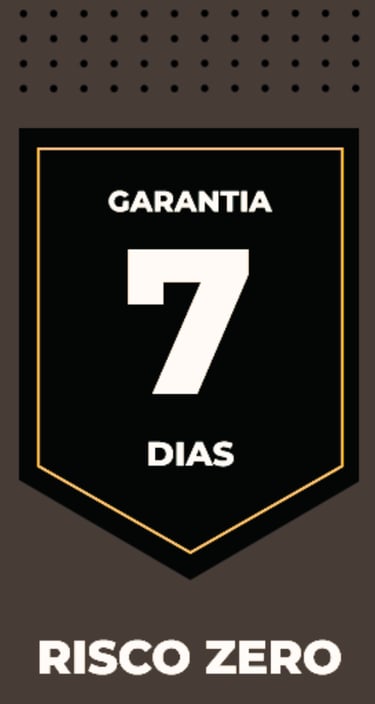 Selo de Garantia RISCO ZERO de 7 Dias do Sussurro da Tempestade - Cesar Felicio