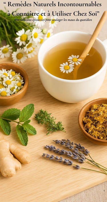 Découvrez les remèdes naturels les plus efficaces : stress, sommeil, digestion, immunité. Recettes, 