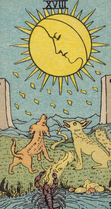 Arcano XVIII - A Lua