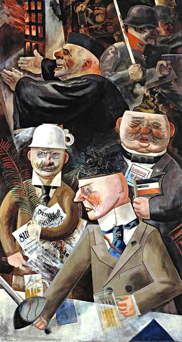 George Grosz, "The Pillars of Society" (1926)