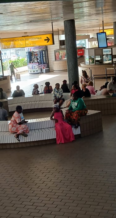 Inside Libreville's Léon MBA International Airport