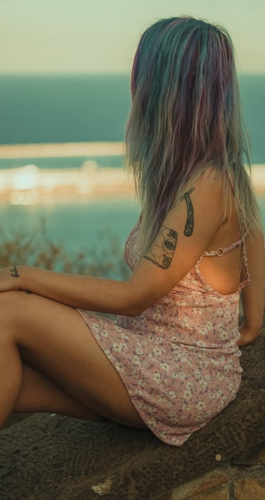 Forografía de una mujer en Barcelona