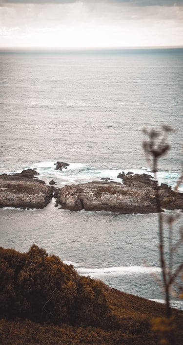 Fotografía del mar de A Coruña