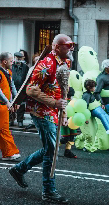 Fotografía del carnaval de 2024 en A Coruña
