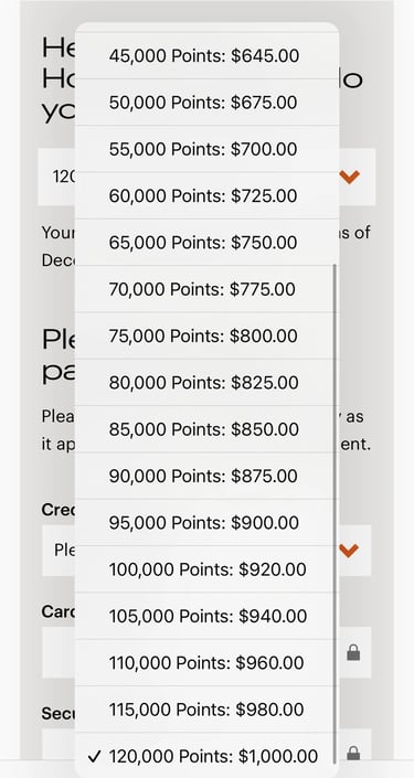 IHG Buy Elite Qualifying Points