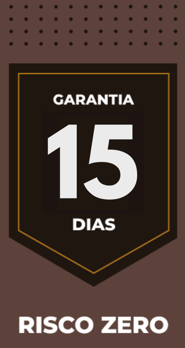 Icone - Garantia de 15 Dias (Marrom)
