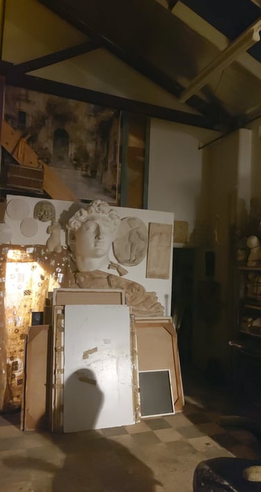 Artist's studio.