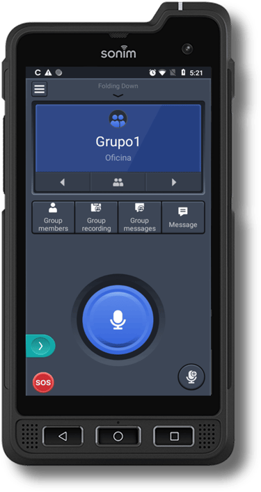 Radio Smart MCPTT SONIM-XP8 con Plataforma RadioPoC de OSVE