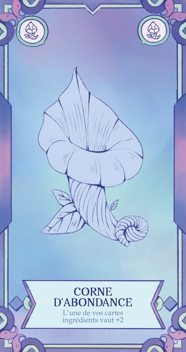 Carte corne d'abondance