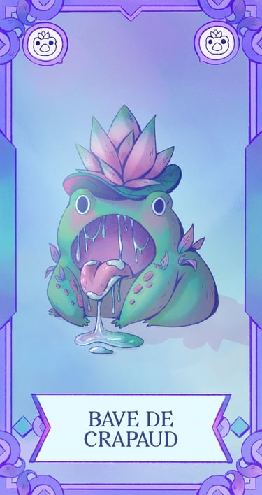 Carte bave de crapaud