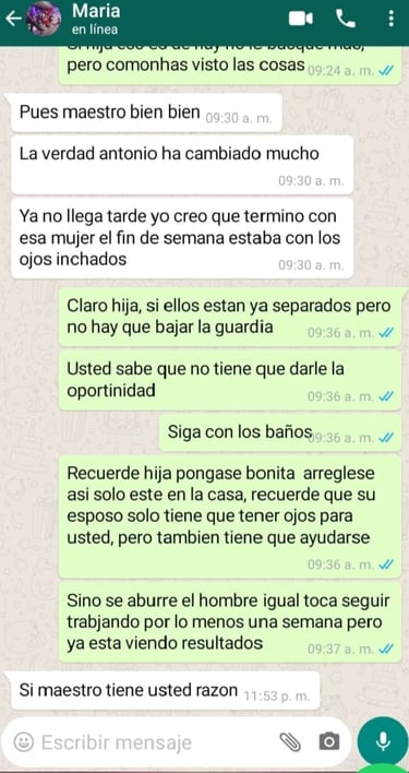 trabajo de brujeria