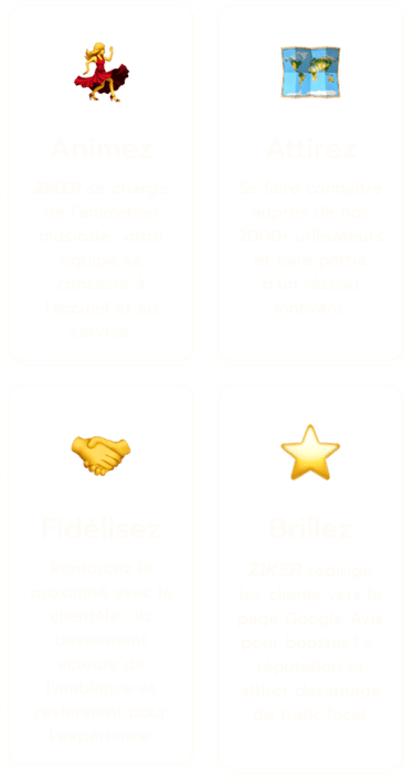 ZIKER pour les bars