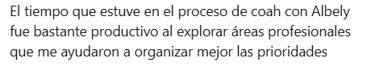 Testimonio cliente satisfecho