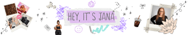 Jana Johnson personal links page featuring Disco Drop Market, favorite finds, social media links