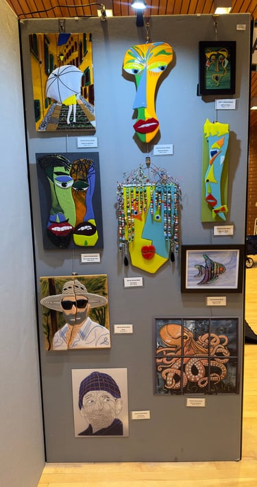 Full dispaly of Parallax Art Show