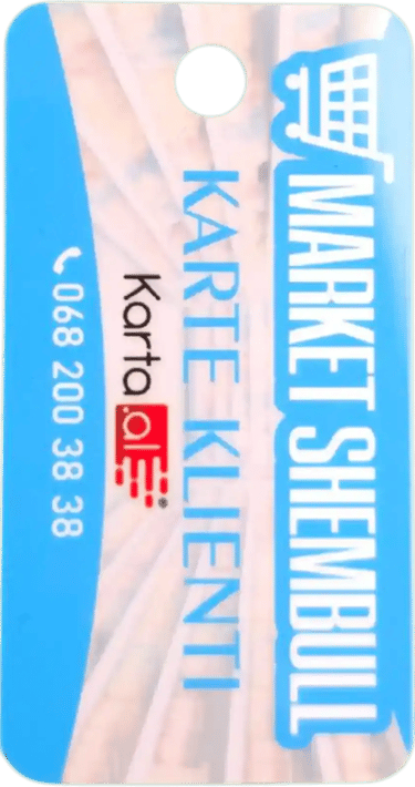 karta plastike supermarketi