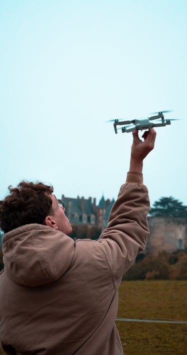 Vidéaste à Saint-cyr-sur-loire photo par drone en indre et loire