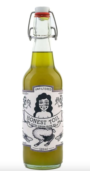 honest toil unfiltered olive oil uk 