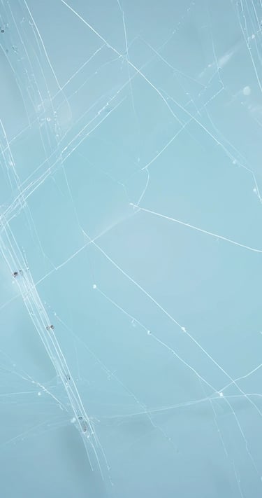 Fondo liso azul claro - guardas asimetricas
