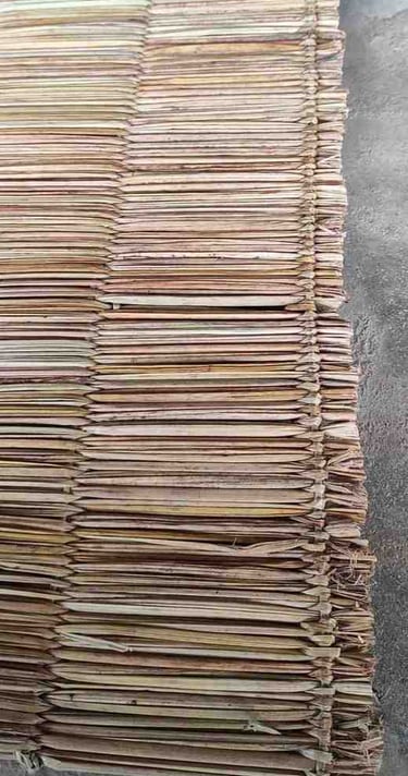 "Handweaving process–river grass yoga mat craftsmanship-closeup view-for global markets"